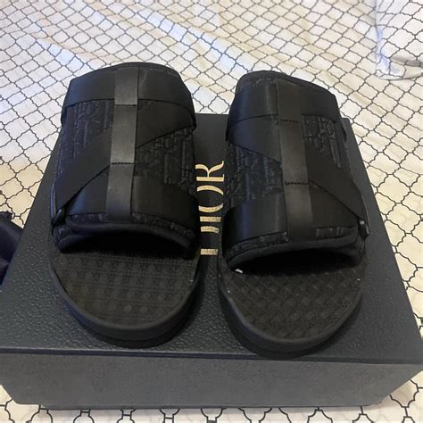 dior grey slides|dior slides men's.